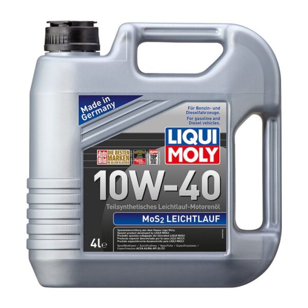 Liqui Moly MoS2 Leichtlauf Ημισυνθετικό Λάδι Αυτοκινήτου 10W-40 4lt