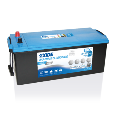 Μπαταρία Exide Dual AGM EP1500