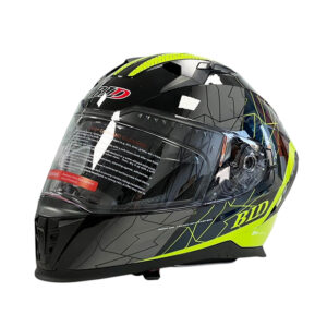 Κράνος μοτοσυκλέτας BLD M69 Μαύρο - Κίτρινο