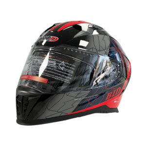 Κράνος μοτοσυκλέτας BLD M69 Μαύρο- Κόκκινο